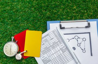 two penalty cards whistle referee